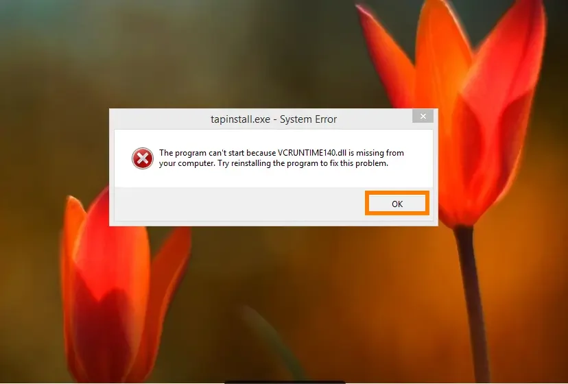 How to fix VCRUNTIME140dll is missing error system error pop-up
