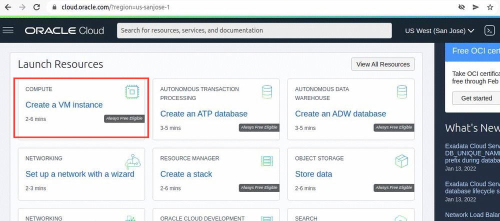 Setup Oracle Cloud VPN server with UTunnel navigate to Orcale dashboard and create a server