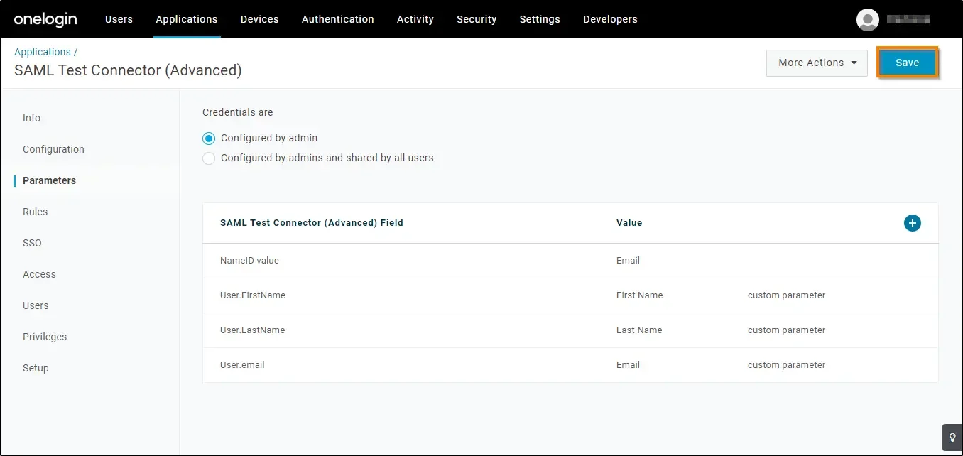 How to enable SSO and integrate with OneLogin map UTunnel user attributes