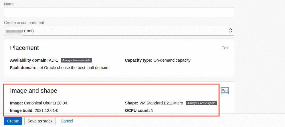 Setup Oracle Cloud VPN server with UTunnel provide a name for server and select OS image