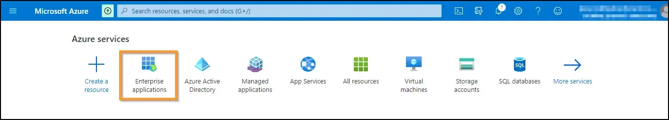 How to enable SSO and use Azure AD as identity provider Azure Services
