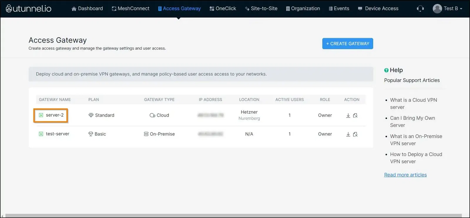 Asus Merlin router VPN configuration servers page