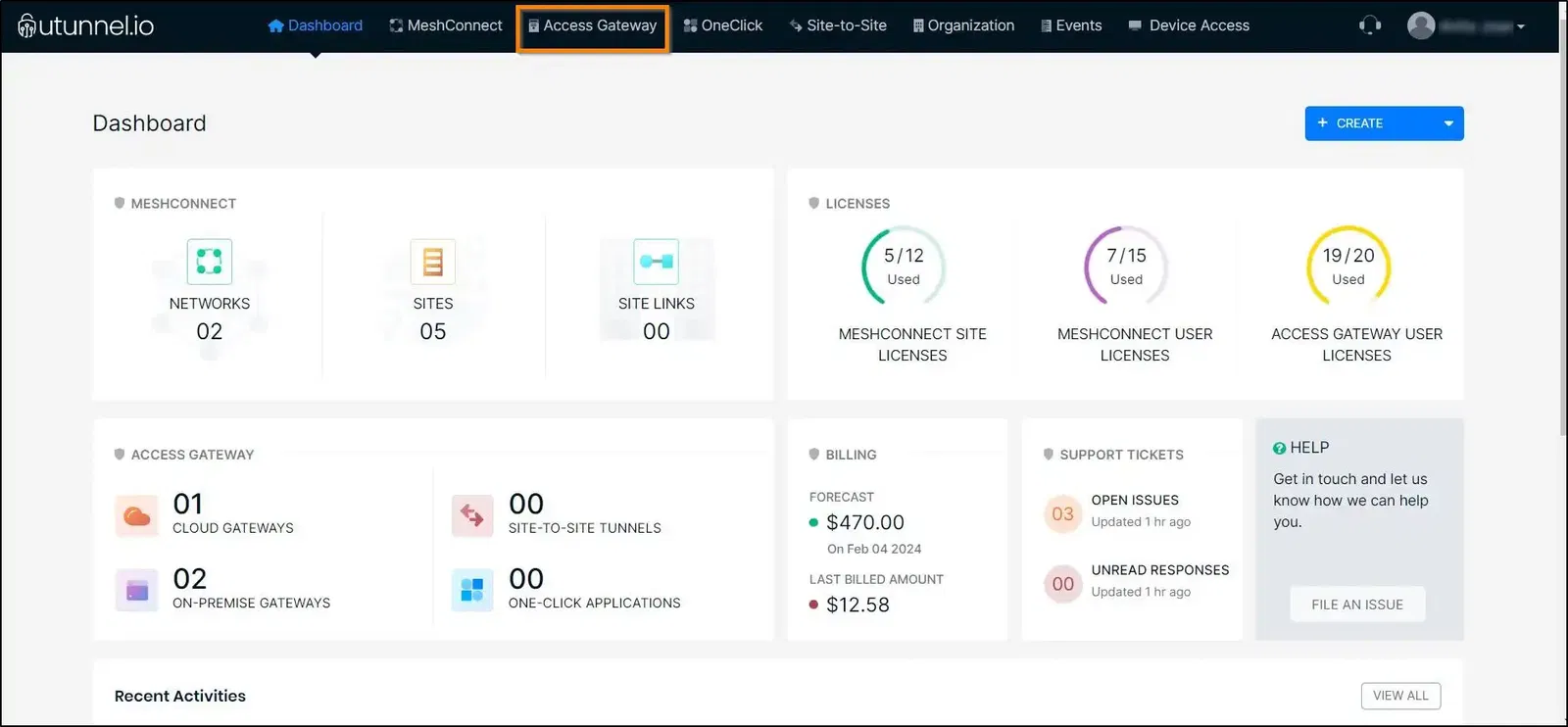 How to enable authenticated VPN sessions dashboard