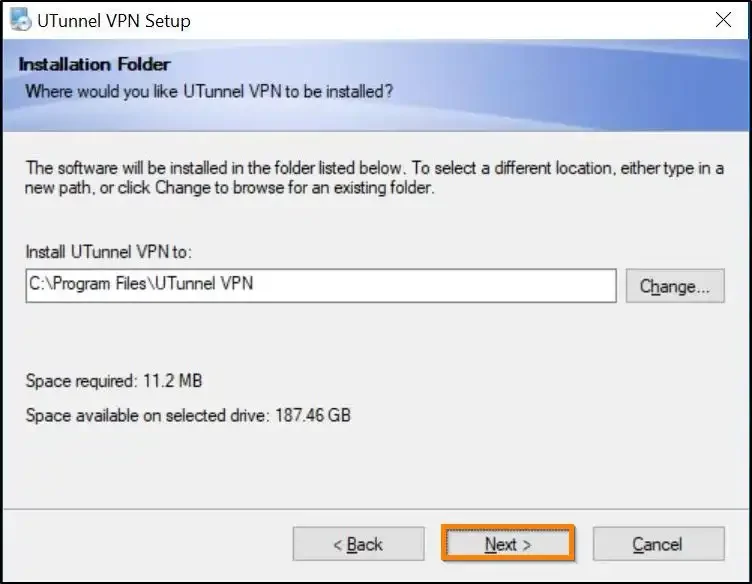 How to install VPN client on Windows 10 or 11 installation folder