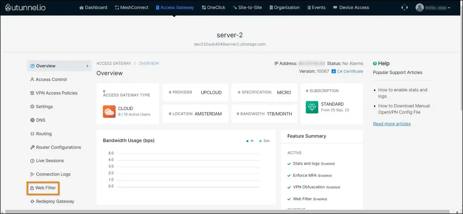 How to whitelist a domain on your VPN server settings