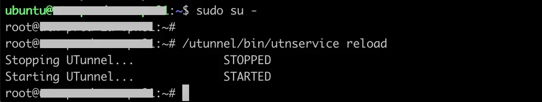 how to restart services on an on-premise server SSH commands